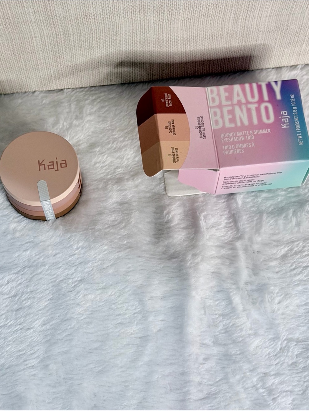 Kaja Beauty Bento Eyeshadow Trio - Pink Beige Mix
